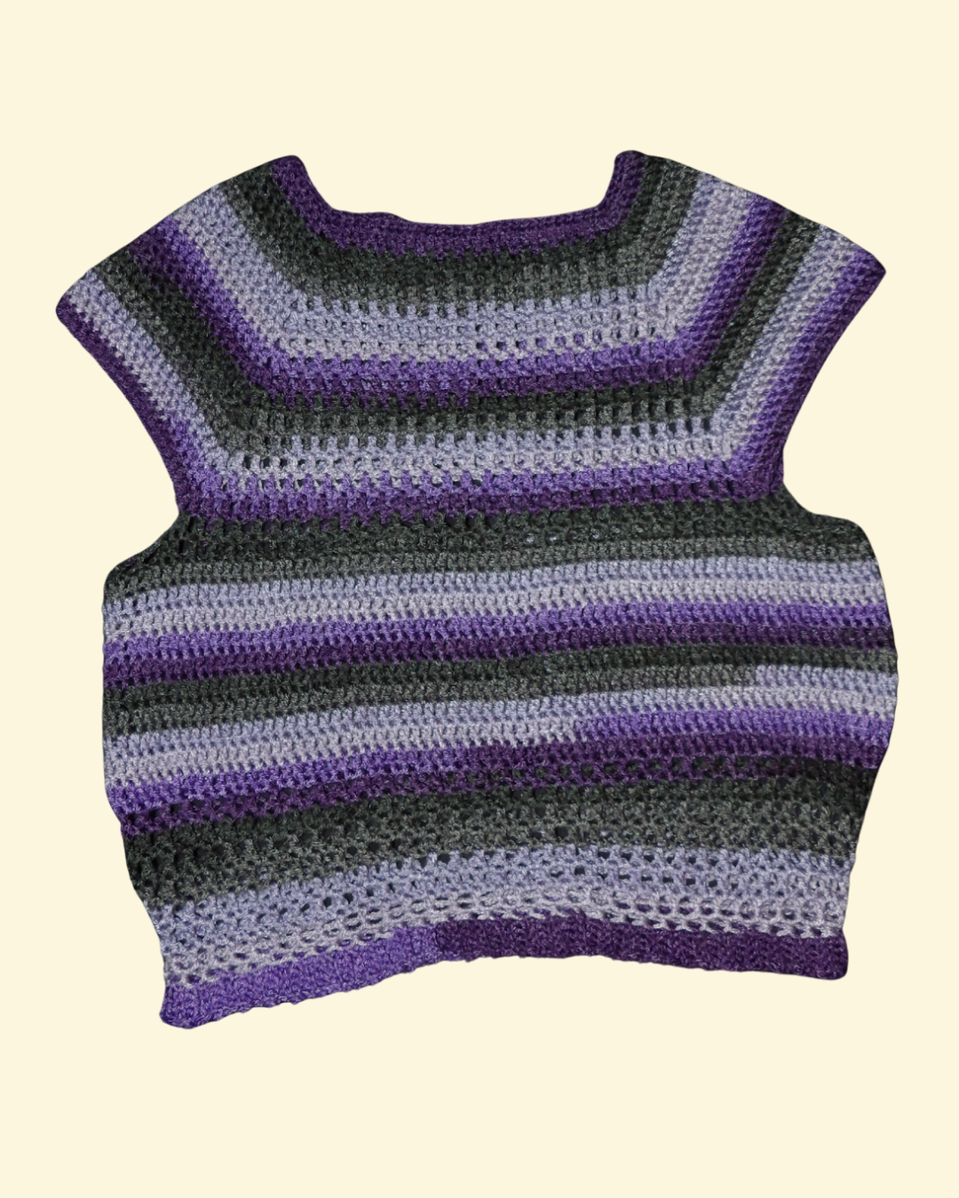 Mesh Stripped Top