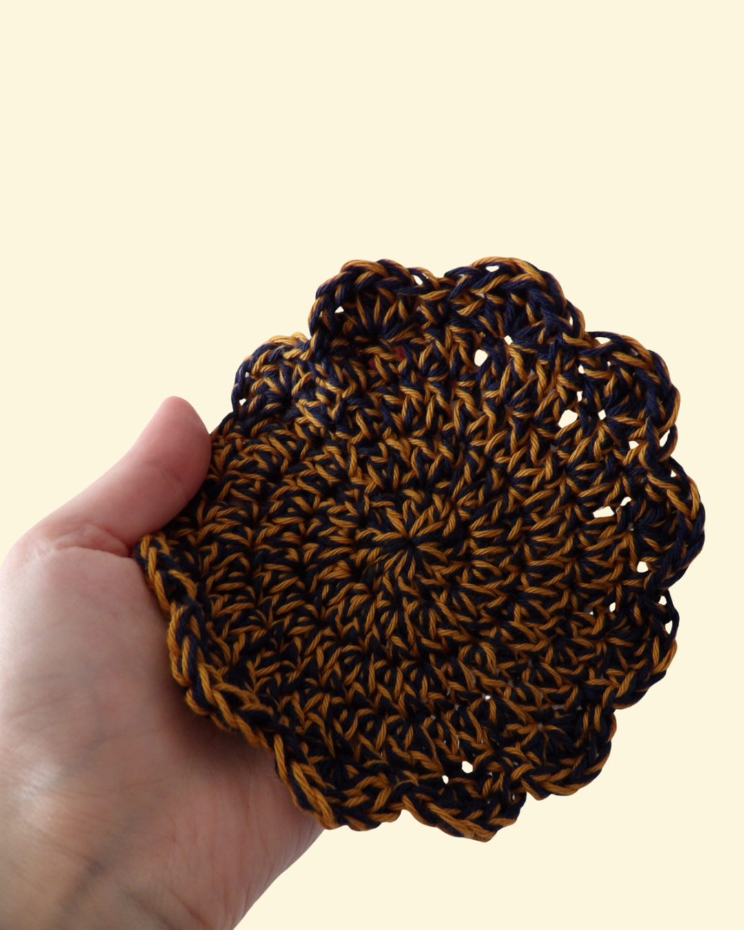 Crocheted Cotton Coasters (Set of 4)