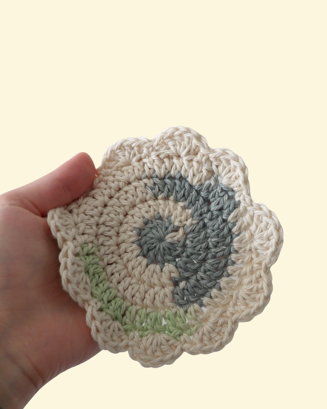 Crochet Cotton Coasters (Set of 4)