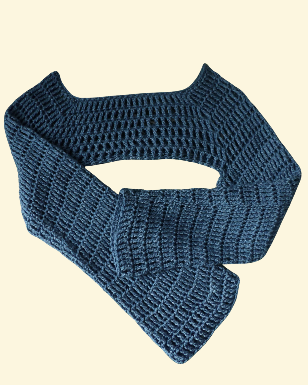 Blue Long Sleeve Shrug