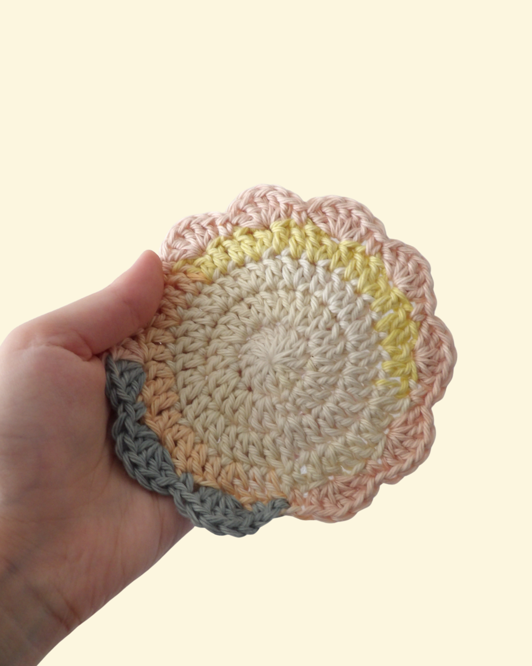 Crochet Cotton Coasters (Set of 4)